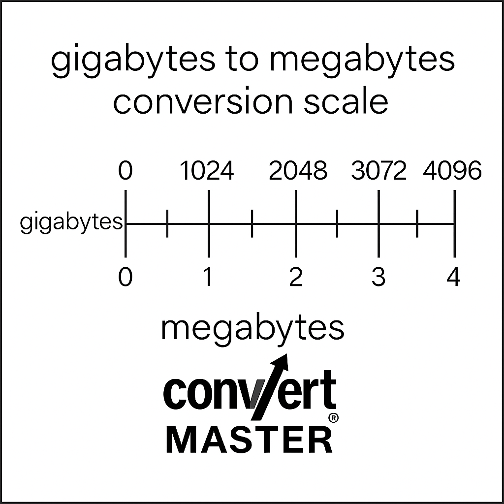 40 gb to mb conversion scale