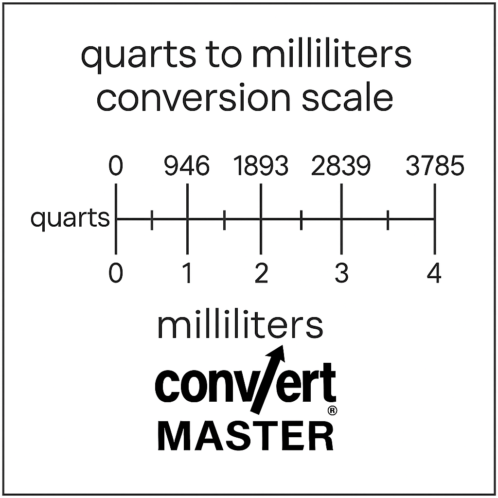 1 qt to ml conversion chart