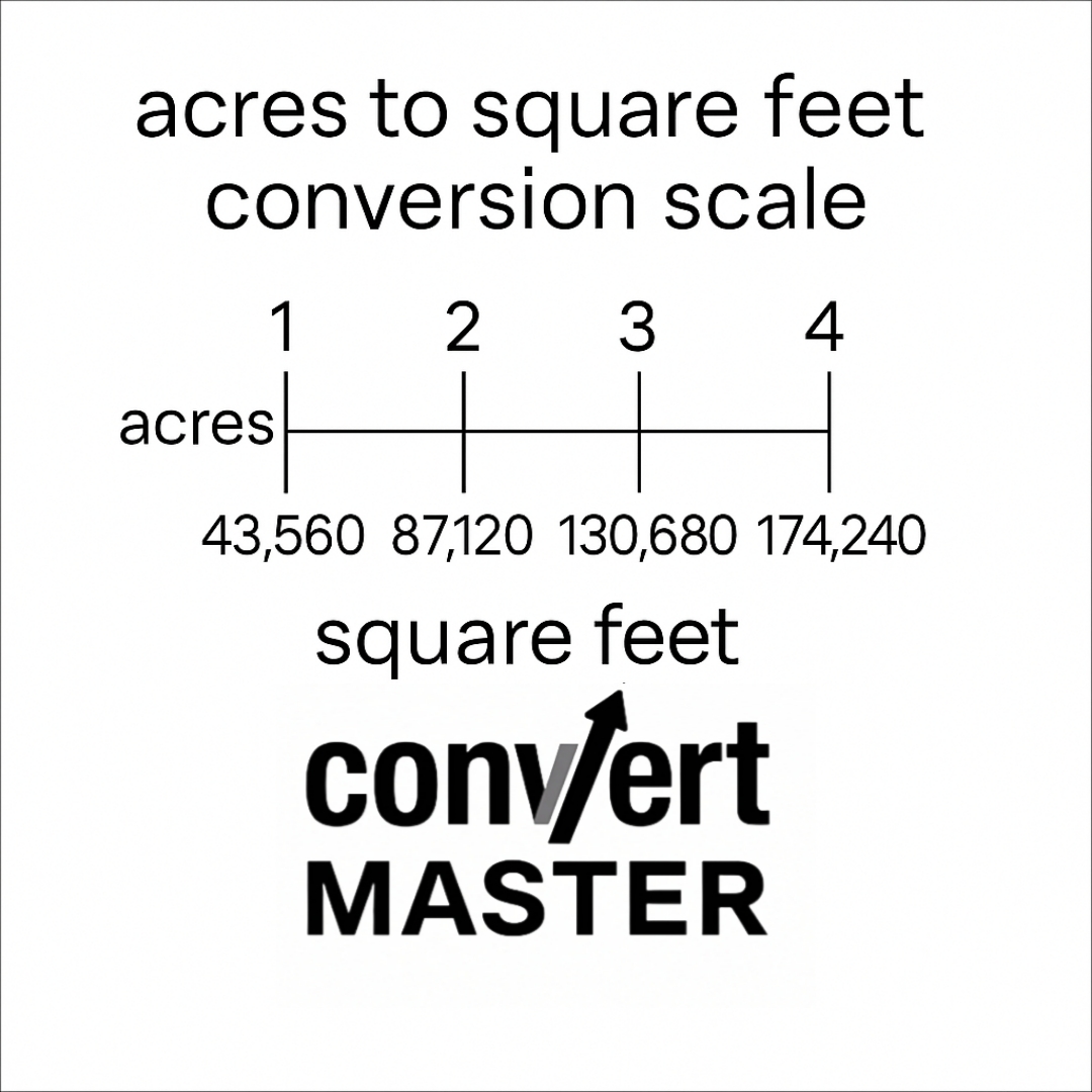 37 acres to square feet conversion scale